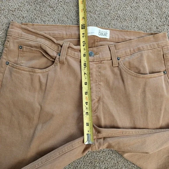 Rustic Dime Mens Khaki Straight Leg Chinos Pants Casual Dress Size 36 - Picture 14 of 14